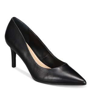 ALFANI Black Leather Pumps, Sz 7​​